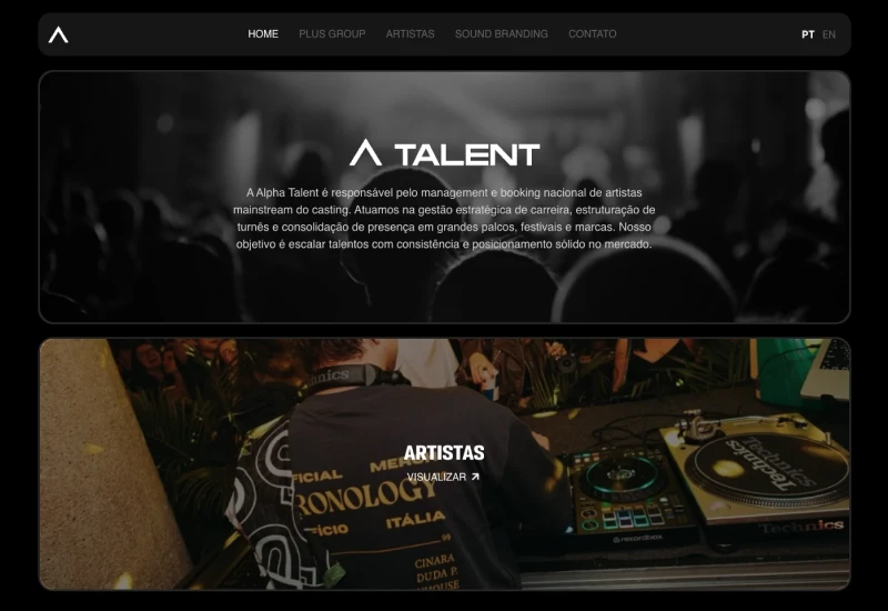 Alpha Talent imagem do projeto